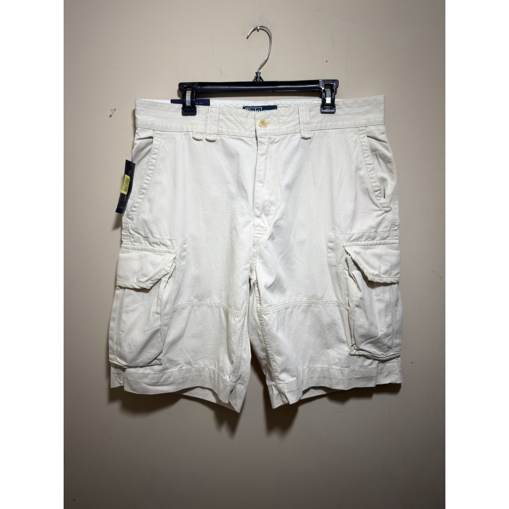 VTG Y2K Polo Ralph Lauren Gellar Fatigue Cargo Shorts 36 NWT